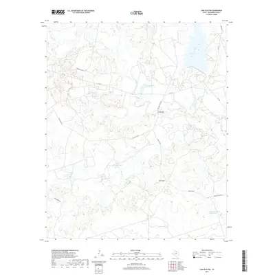 2019 Map of Lake Electra, 2019 Print
