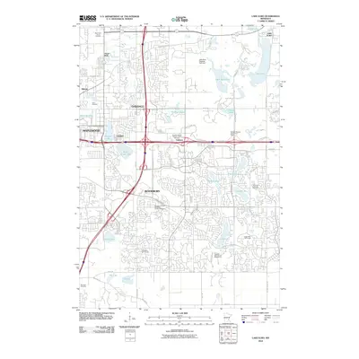 2010 Map of Lake Elmo, 2010 Print