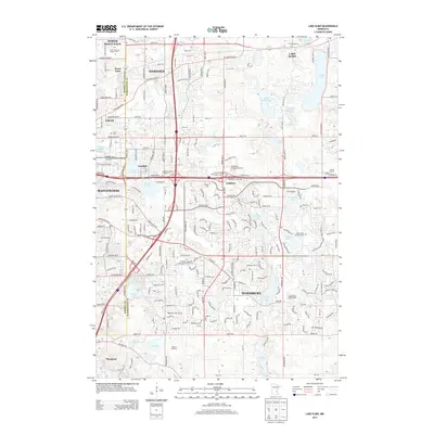 2013 Map of Lake Elmo, 2013 Print
