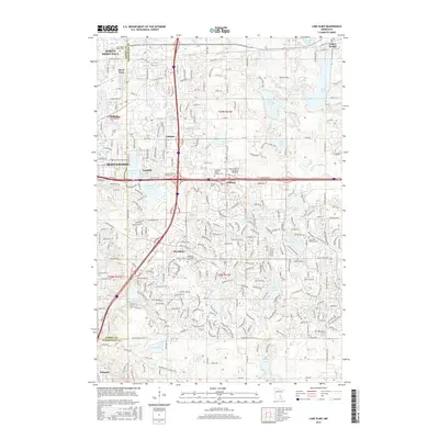 2016 Map of Lake Elmo, 2016 Print