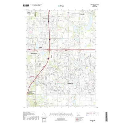 2019 Map of Lake Elmo, 2019 Print