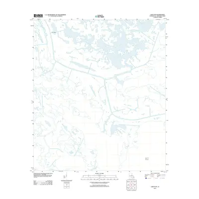 2012 Map of Lake Eloi, 2012 Print