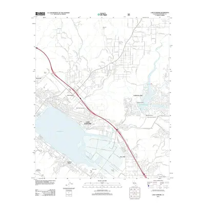 2012 Map of Lake Elsinore, 2012 Print