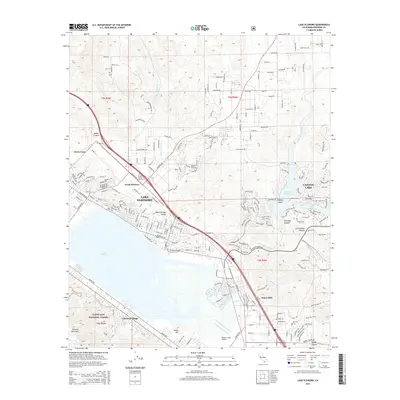 2015 Map of Lake Elsinore, 2015 Print