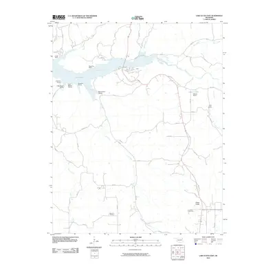 2010 Map of Lake Eucha East, 2010 Print