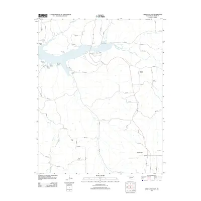 2012 Map of Lake Eucha East, 2012 Print