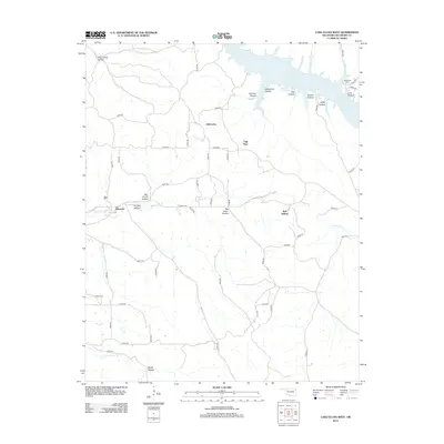 2012 Map of Lake Eucha West, 2012 Print