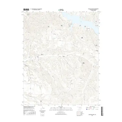 2016 Map of Lake Eucha West, 2016 Print