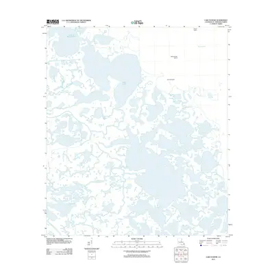 2012 Map of Lake Eugenie, 2012 Print