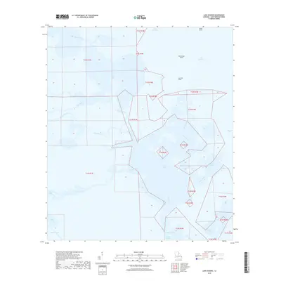 2018 Map of Lake Eugenie, 2018 Print