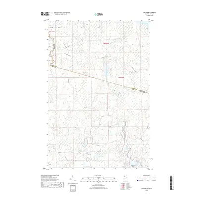 2018 Map of Lake Evelyn, 2018 Print