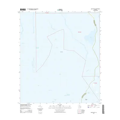 2015 Map of Lake Felicity, 2015 Print