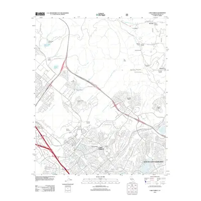 2012 Map of Lake Forest, 2012 Print