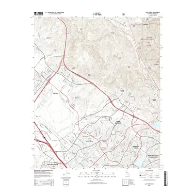 2015 Map of Lake Forest, 2015 Print