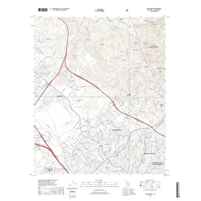 2018 Map of Lake Forest, 2018 Print