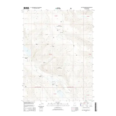 2014 Map of Lake Fork Mountain, 2014 Print