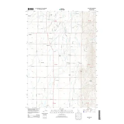 2013 Map of Lake Fork, 2013 Print