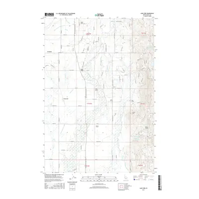 2017 Map of Lake Fork, 2017 Print