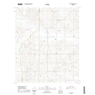 2020 Map of Lake Foursome, 2020 Print