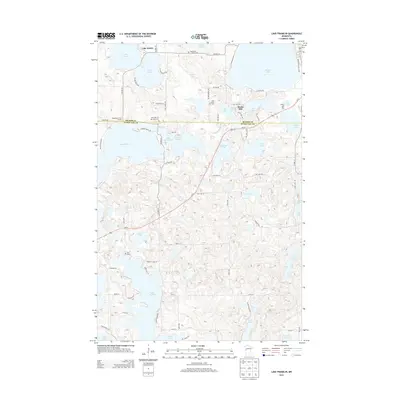 2013 Map of Lake Franklin, 2013 Print