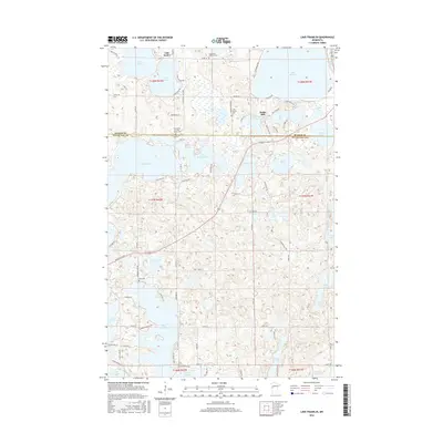 2016 Map of Lake Franklin, 2016 Print