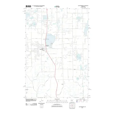 2010 Map of Lake Fremont, 2010 Print