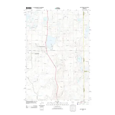 2013 Map of Lake Fremont, 2013 Print