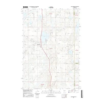 2016 Map of Lake Fremont, 2016 Print