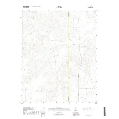 2019 Map of Lake Fryer NE, 2019 Print