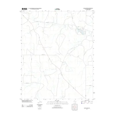 2012 Map of Lake Fryer, 2012 Print
