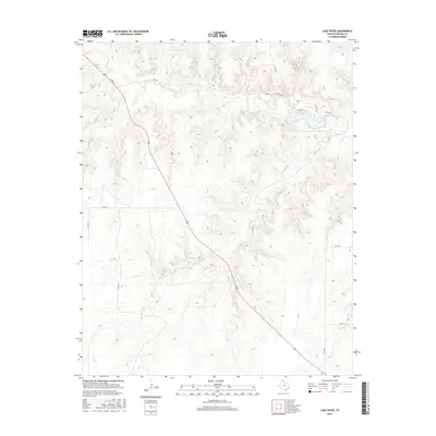 2016 Map of Lake Fryer, 2016 Print