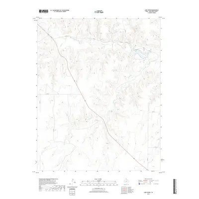 2019 Map of Lake Fryer, 2019 Print
