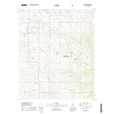 2018 Map of Lake Fulmor, 2018 Print