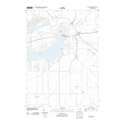 2010 Map of Lake Geneva, 2010 Print