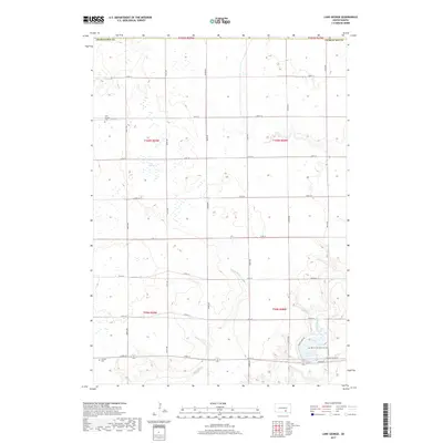 2017 Map of Lake George, 2017 Print