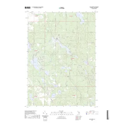 2023 Map of Lake George, 2023 Print
