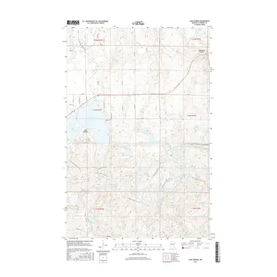 2016 Map of Lake George, 2016 Print