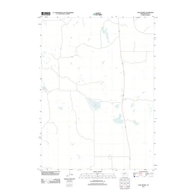 2011 Map of Lake George, 2011 Print