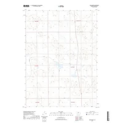 2017 Map of Lake George, 2017 Print