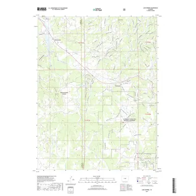 2019 Map of Lake George, 2019 Print