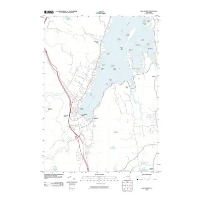 2010 Map of Lake George, 2010 Print