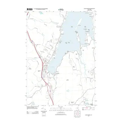 2013 Map of Lake George, 2013 Print