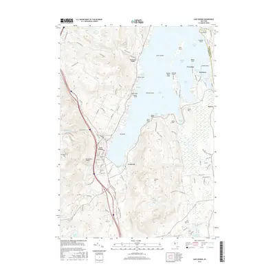 2016 Map of Lake George, 2016 Print