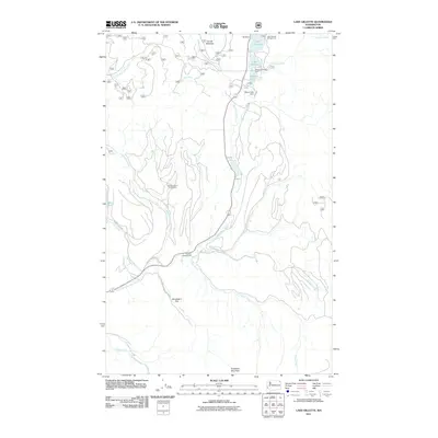 2011 Map of Lake Gillette, 2011 Print