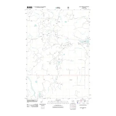 2011 Map of Lake Gordon, 2011 Print