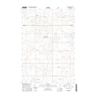 2015 Map of Lake Gordon, 2015 Print