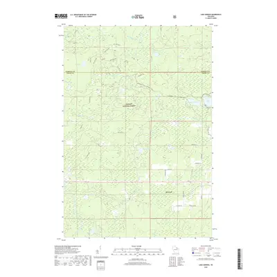 2018 Map of Lake Gordon, 2018 Print