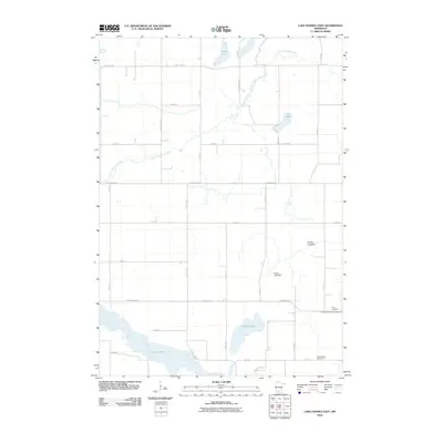 2010 Map of Lake Hanska East, 2010 Print
