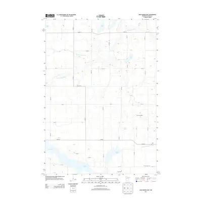 2013 Map of Lake Hanska East, 2013 Print