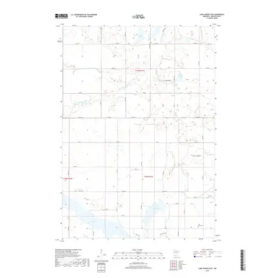 2019 Map of Lake Hanska East, 2019 Print